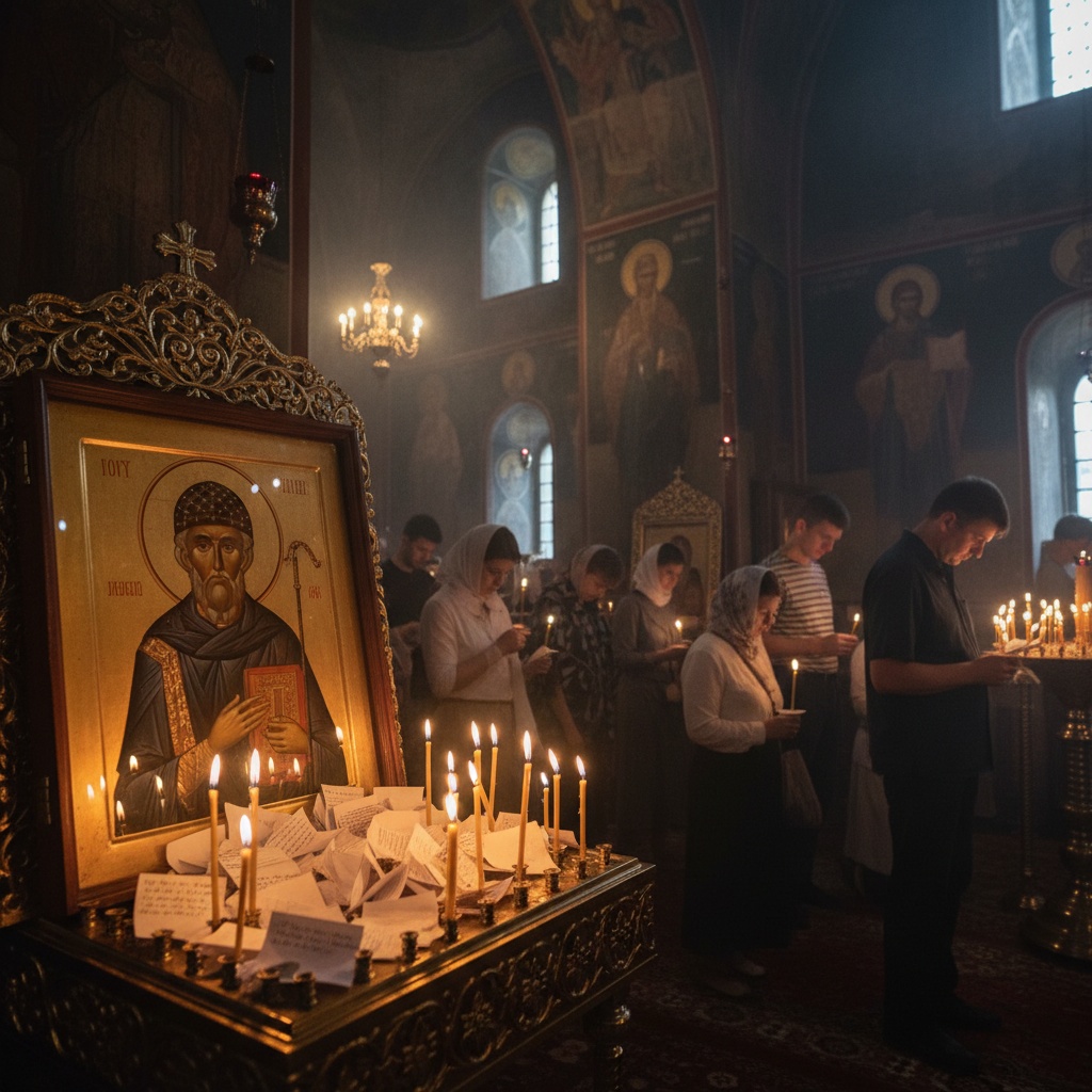 Подать молебен Спиридону Тримифунтскому