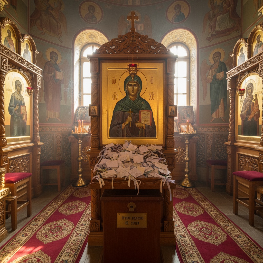 одать записку Ксении Петербуржской