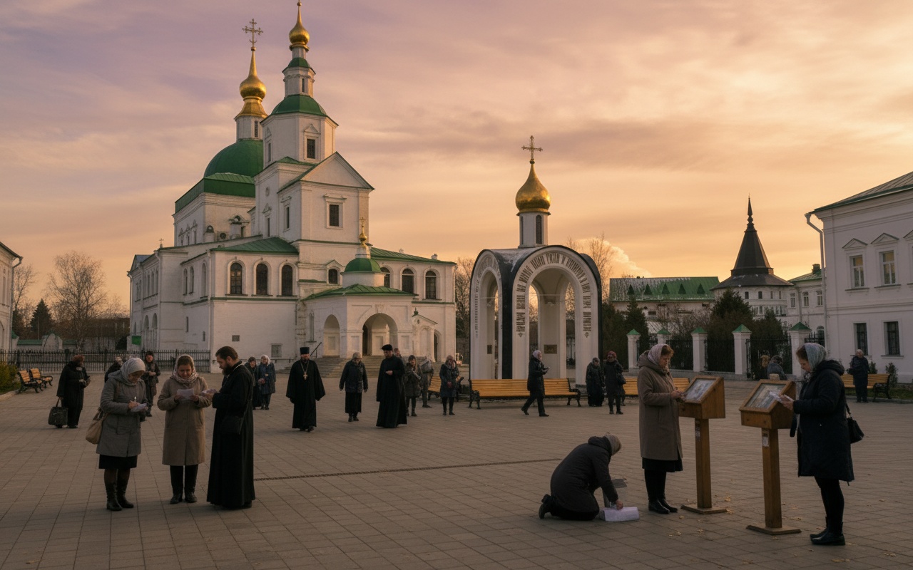 Подать записки в Данилов монастырь