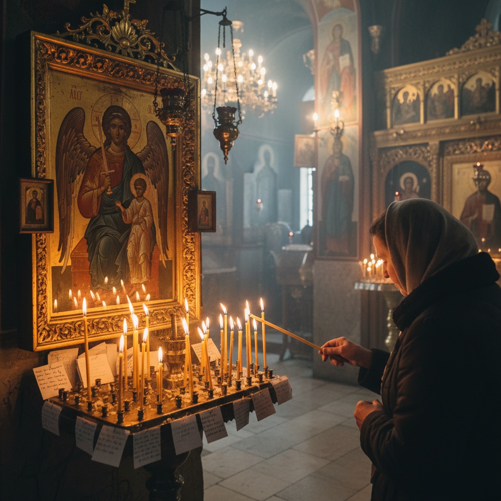 Поставить свечку Ангелу Хранителю онлайн