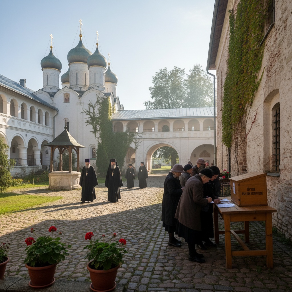 Подать записки в Псково Печерский монастырь