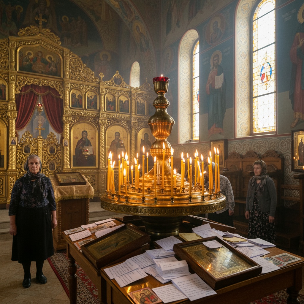 Молебен о здравии в Дивеево