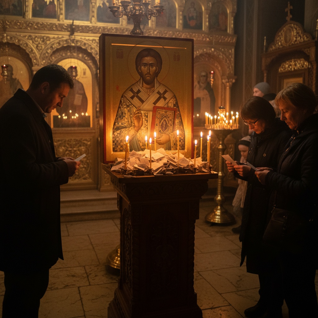 Подать записку Николаю Чудотворцу