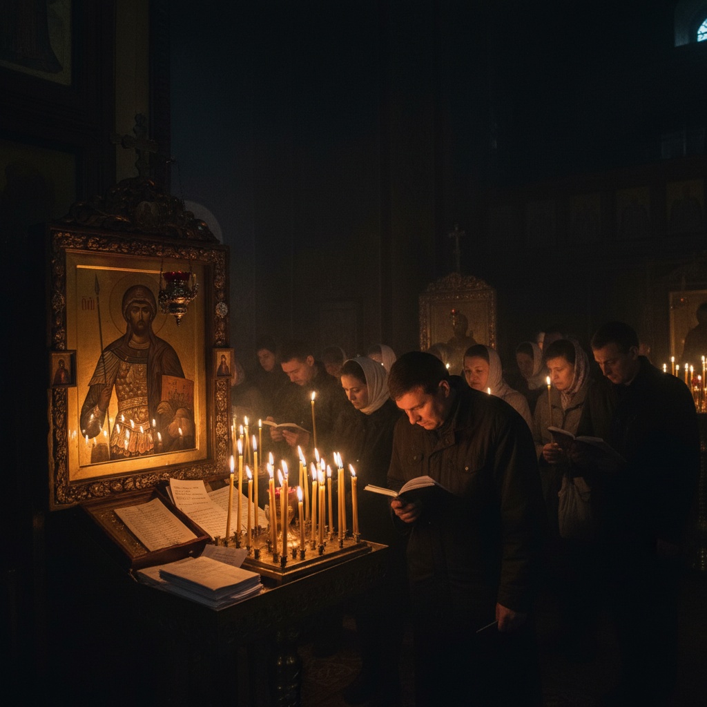 Молебен Иоанну Воину