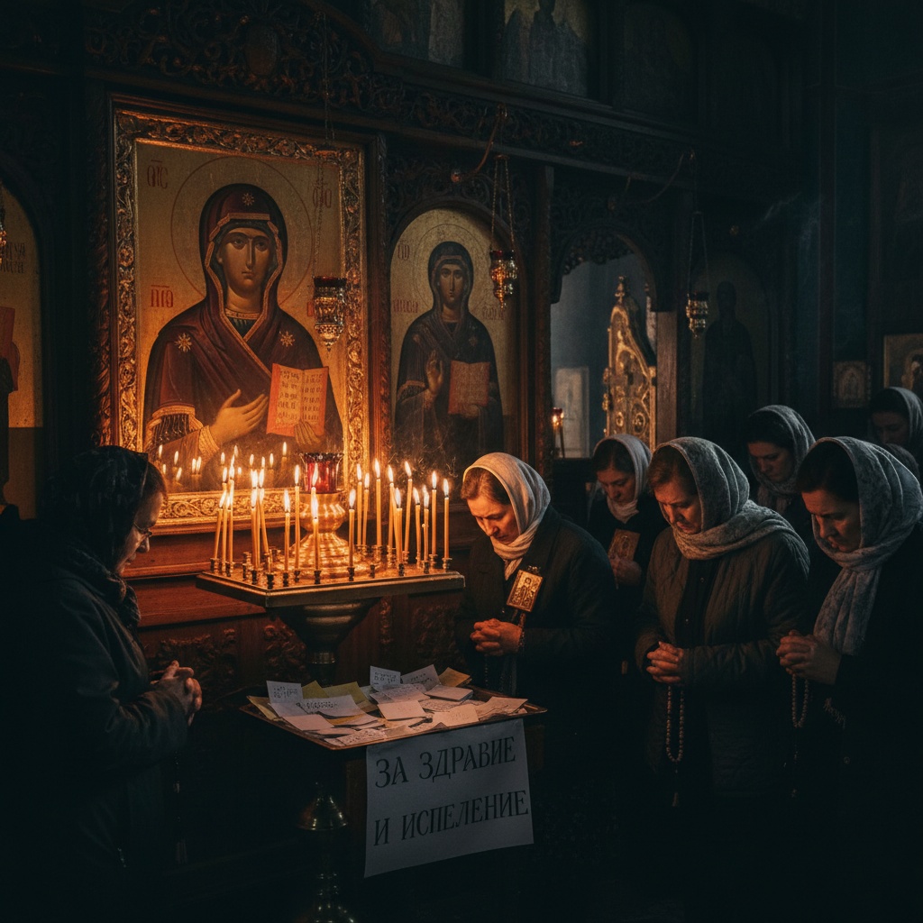 Молебен Всецарице о здравии и исцелении